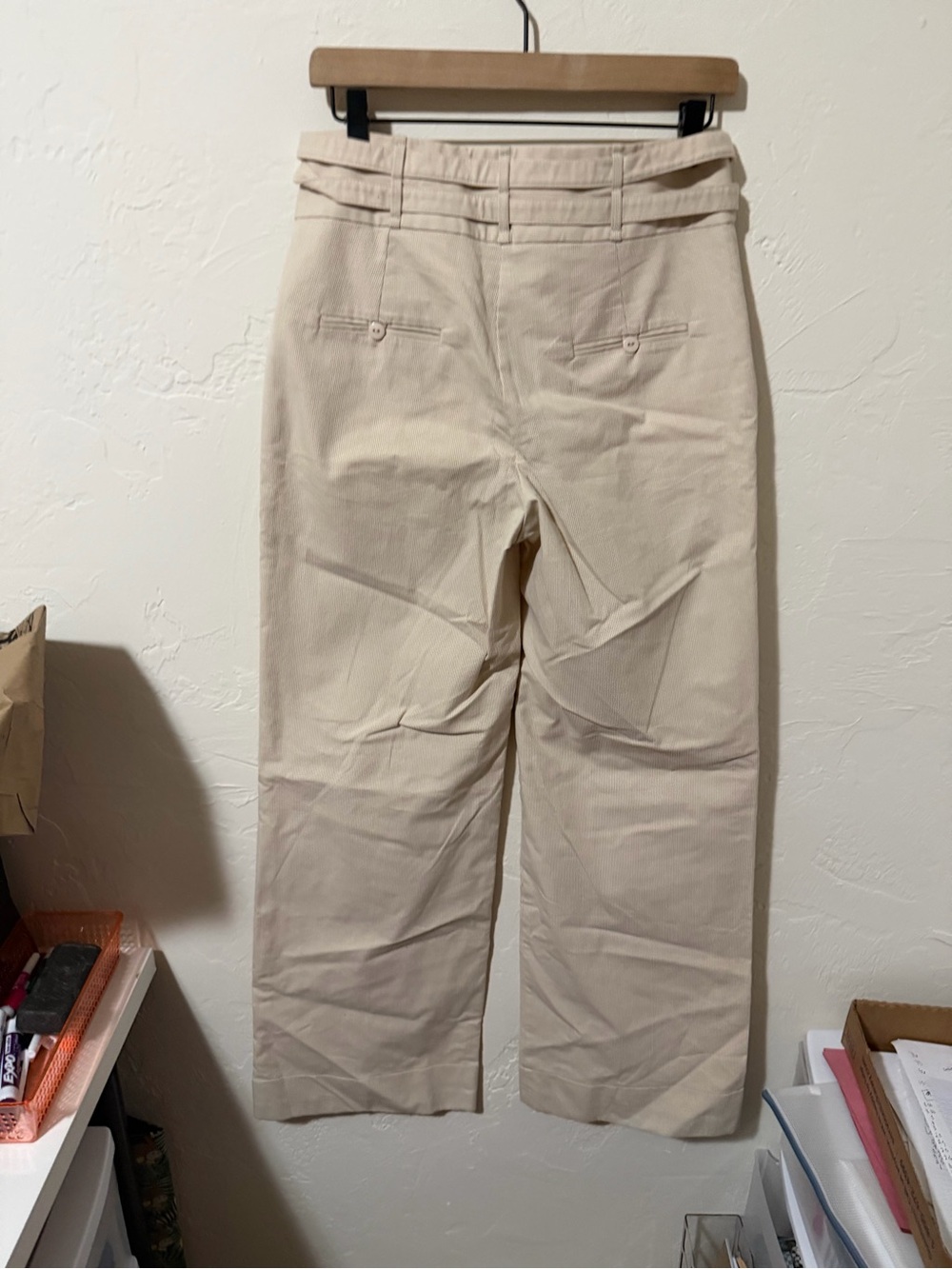 Joseph Ribkoff Cream Corduroy Trousers - Picture 3 of 5